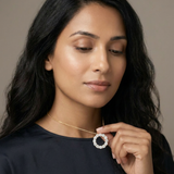 Briar Diamond Pendant worn by model