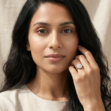 Cosmos Bezel Ring worn by model