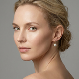 Seraphina Drop Earrings worn by model