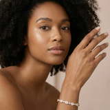 Marigold Tennis Bracelet worn by model