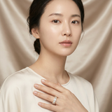 Heather Diamond Band worn by model