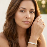 Rowan Tennis Bracelet worn by model