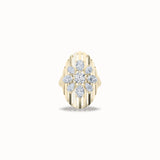 Acacia Diamond Band, solid 14ct gold set with certified laboratory-grown diamonds
