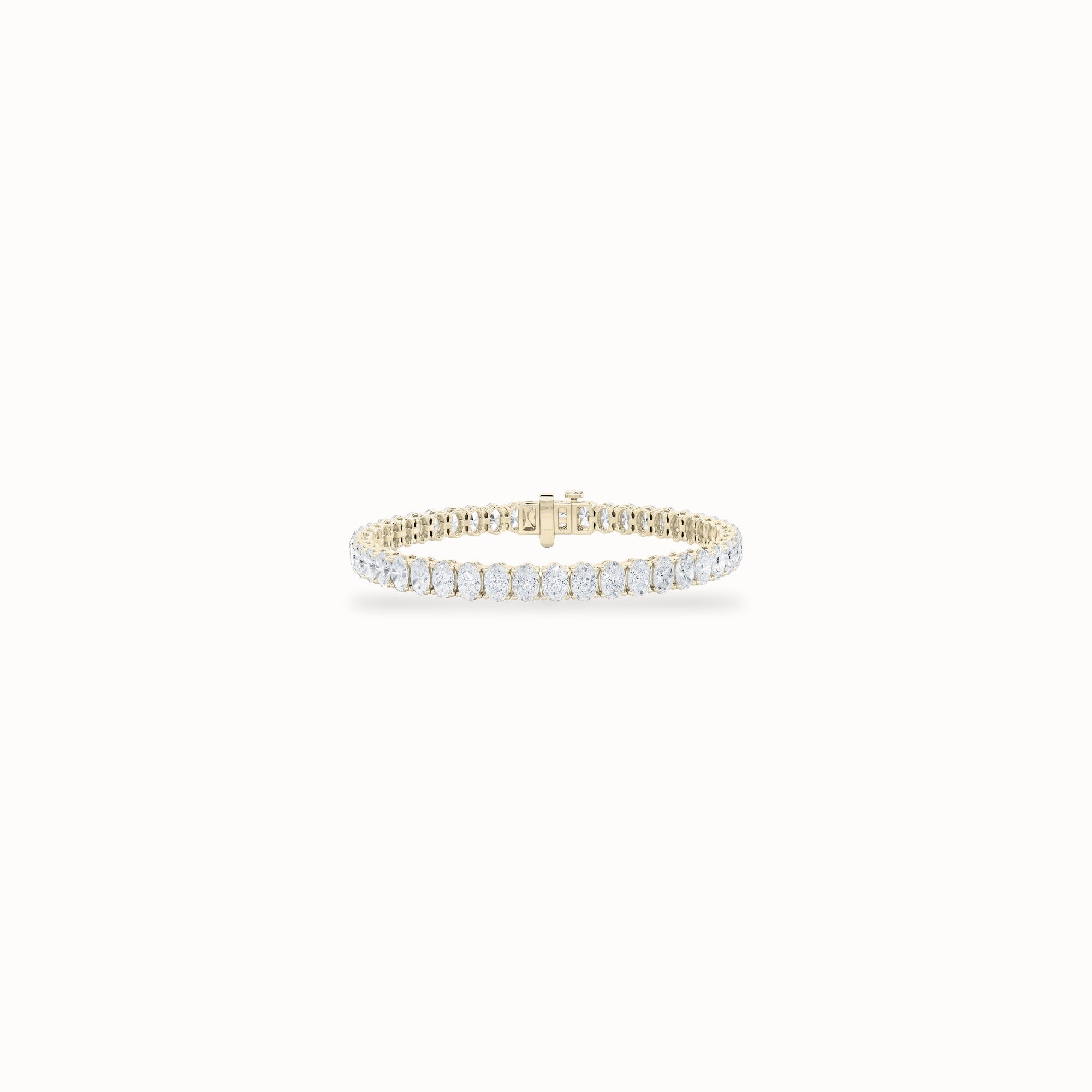 Coralbell Tennis Bracelet, solid 14ct gold set with certified laboratory-grown diamonds