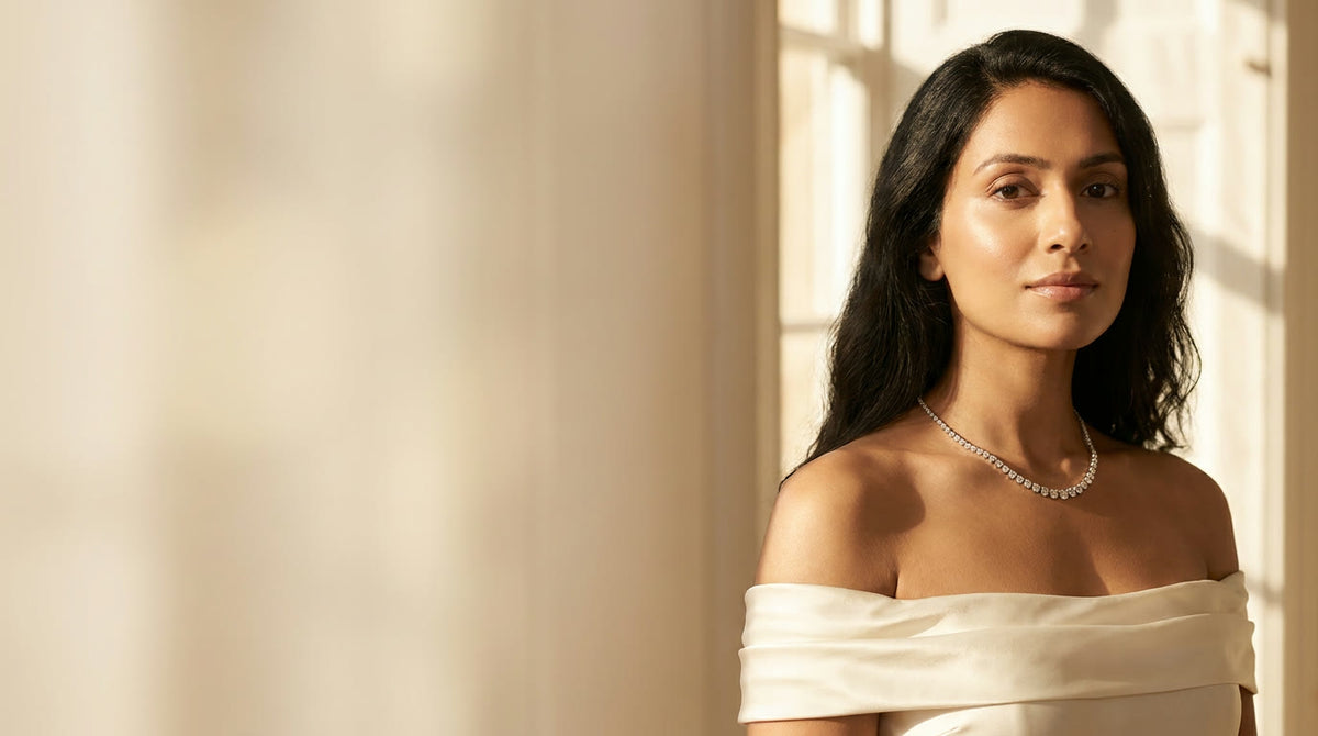 The Riviera — diamond riviera necklace editorial