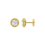 Tuberose Halo Studs packshot