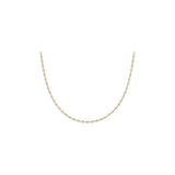 Ginger Riviera Necklace — solid 14ct gold, single strand