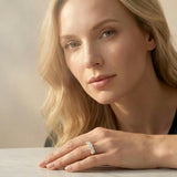 Bluebell Diamond Band worn by model