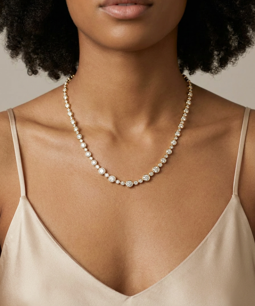 Ginger worn on model