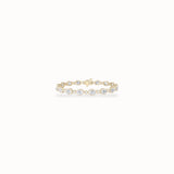 Myrtle Tennis Bracelet, solid 14ct gold set with certified laboratory-grown diamonds