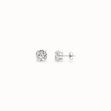 Posy Diamond Studs, solid 14ct gold set with certified laboratory-grown diamonds