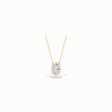 Primula Diamond Pendant, solid 14ct gold set with certified laboratory-grown diamonds
