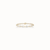Rosemary Tennis Bracelet, solid 14ct gold set with certified laboratory-grown diamonds