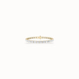 Rue Tennis Bracelet, solid 14ct gold set with certified laboratory-grown diamonds