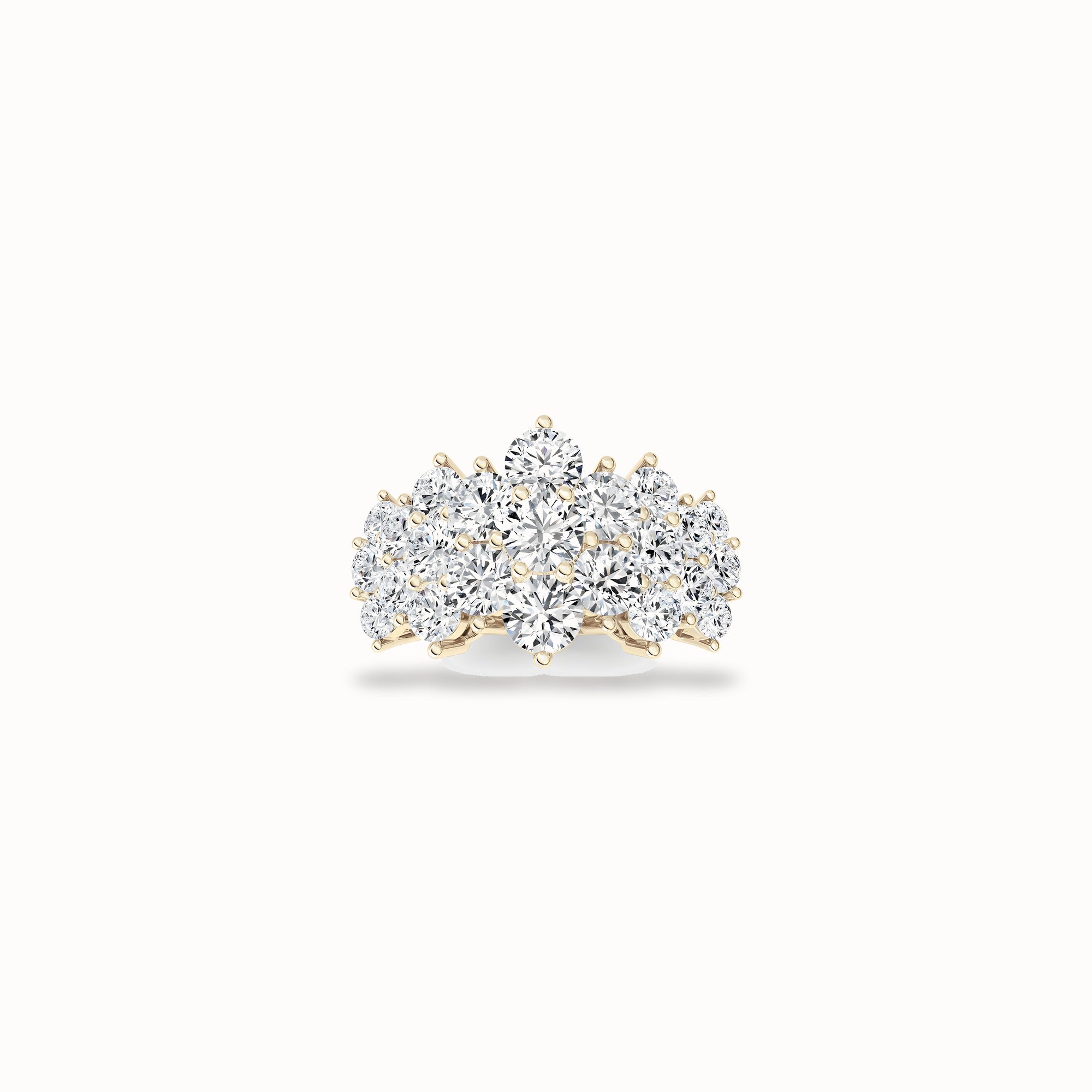 Sage Diamond Band, solid 14ct gold set with certified laboratory-grown diamonds