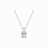 Speedwell Emerald-Cut Necklace