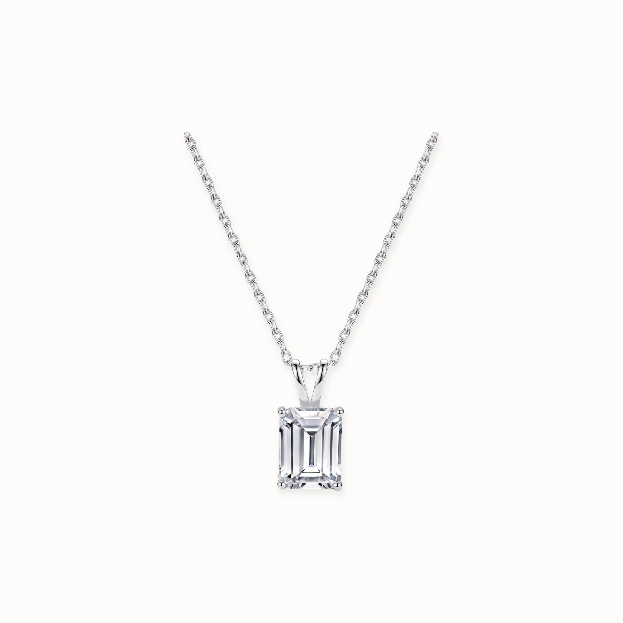 Speedwell Emerald-Cut Necklace