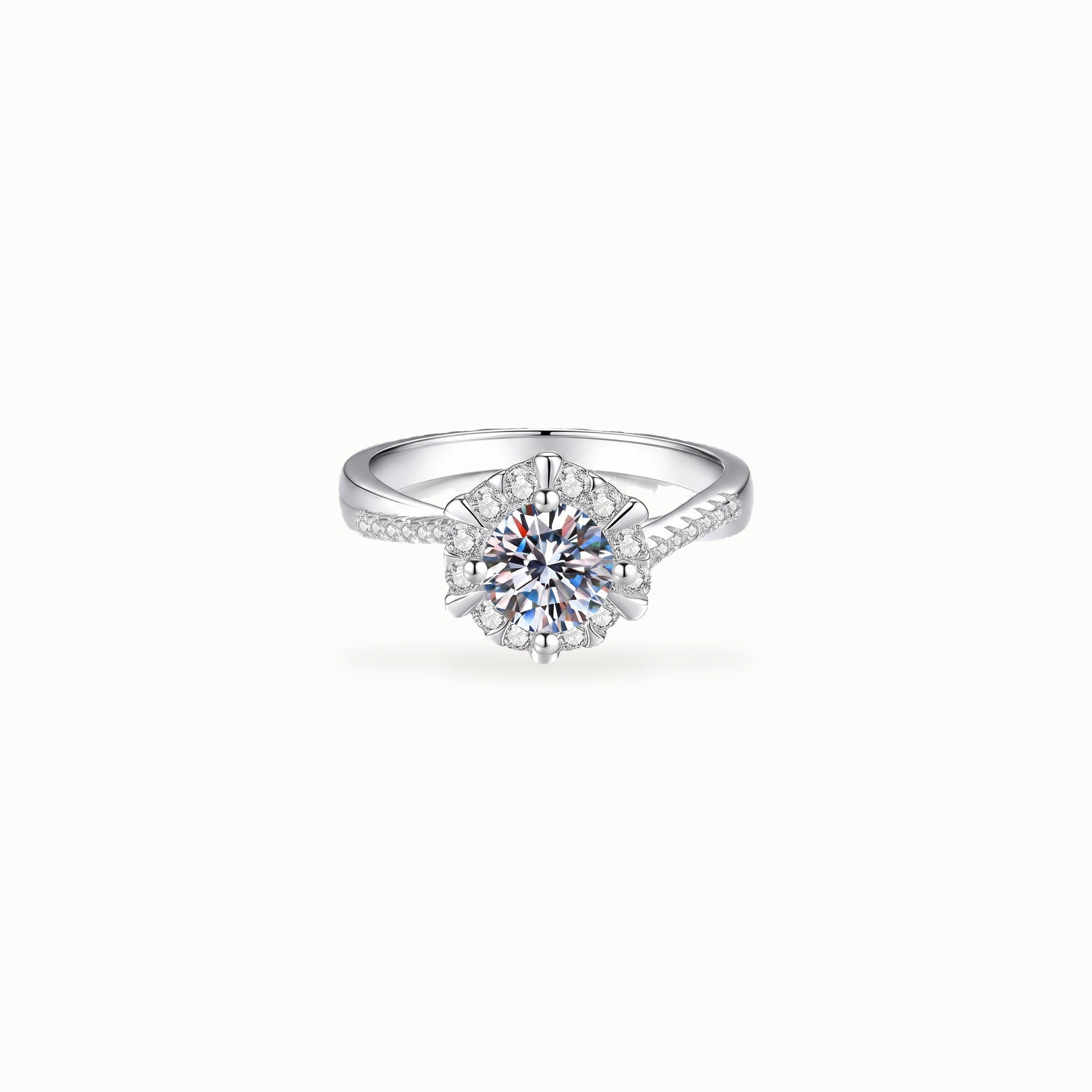Starflower Halo Ring