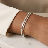 Woodbine Double Chain Bracelet, worn